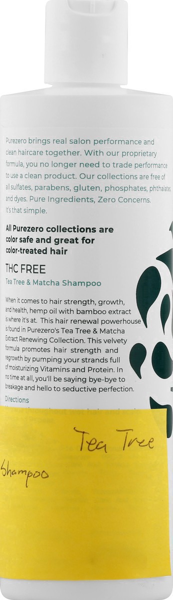 slide 6 of 18, Purezero Invigorating Tea Tree & Matcha Shampoo 12 fl oz, 12 fl oz