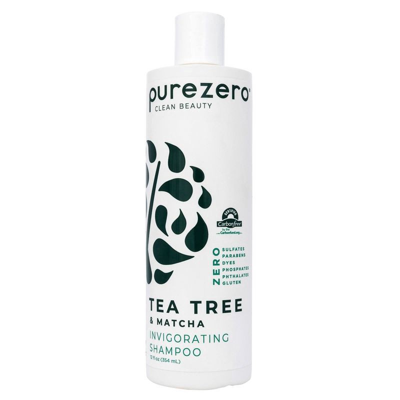 slide 1 of 18, Purezero Invigorating Tea Tree & Matcha Shampoo 12 fl oz, 12 fl oz