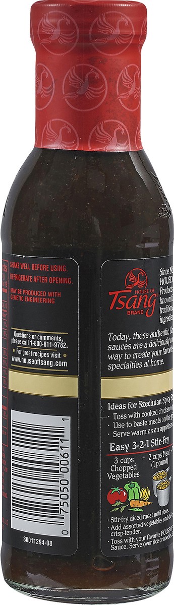 slide 12 of 12, House of Tsang Szechuan Spicy Stir-Fry Sauce 11.5 oz, 11.5 oz