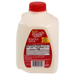 Prairie Farms Whole, Vitamin D Milk, Quart, 32 Fl Oz
