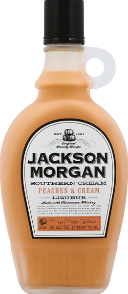slide 1 of 1, Jackson Morgan Peaches & Cream Southern Cream, 750 ml