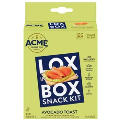 ACME Acme 4.25 oz Avocado Toast Lox in a Box Snack Kit
