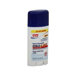 slide 1 of 1, CVS Pharmacy Extra Strength Cold & Hot Pain Relieving Stick, 2 oz; 56.7 gram