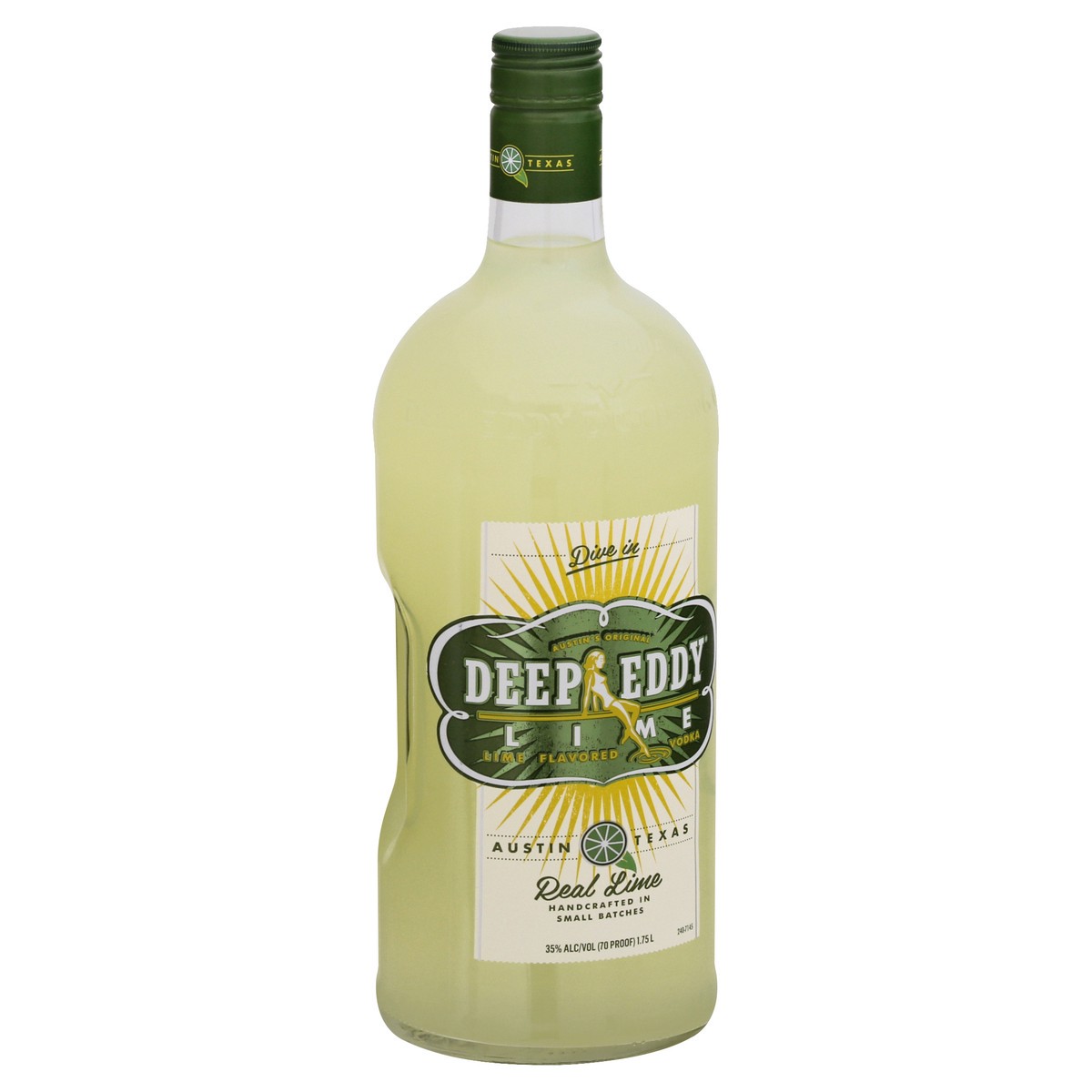 slide 4 of 9, Deep Eddy Lime Flavored Vodka 1.75 lt, 1.75 liter
