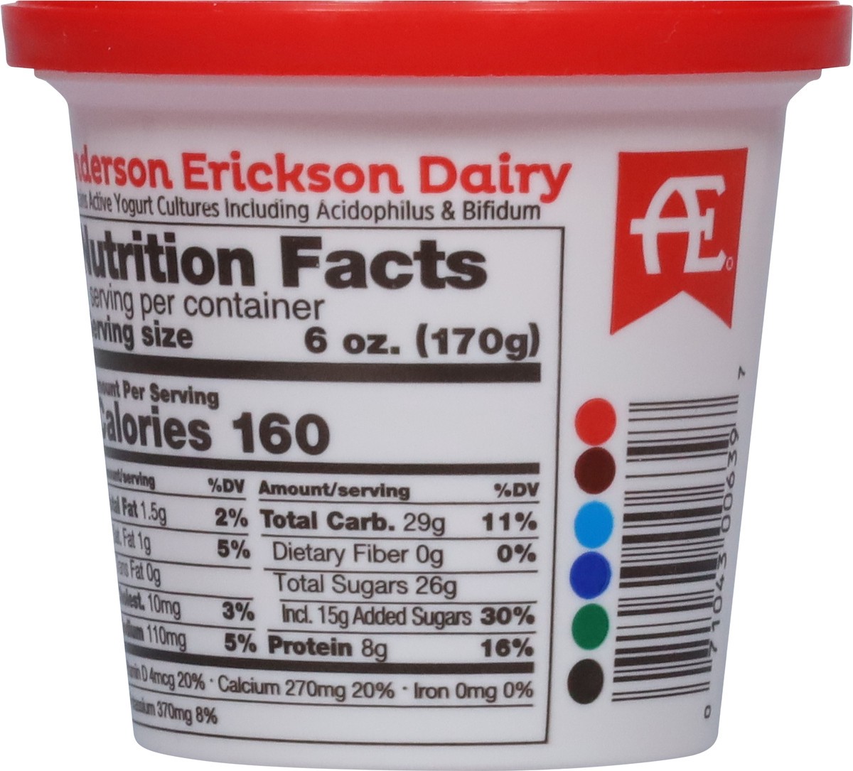 slide 7 of 9, Anderson Erickson Dairy Lowfat Strawberry Vanilla Yogurt 6 oz, 6 oz