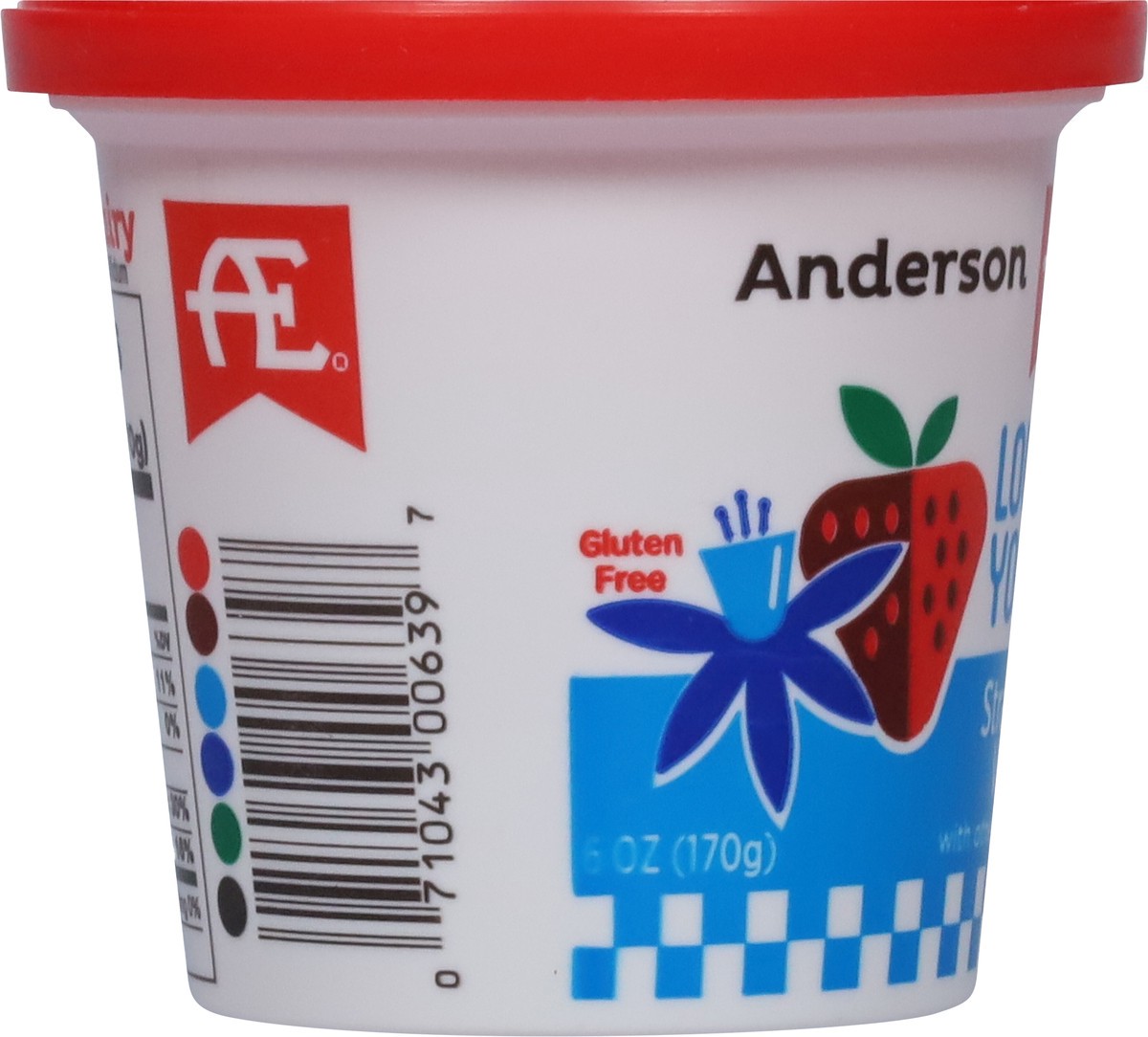 slide 2 of 9, Anderson Erickson Dairy Lowfat Strawberry Vanilla Yogurt 6 oz, 6 oz