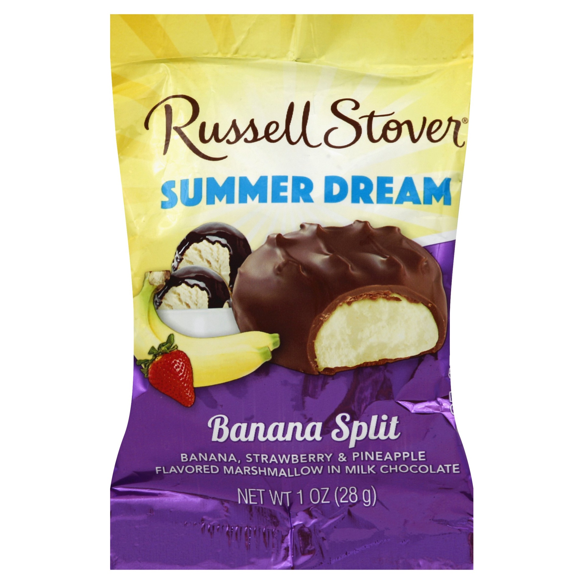 slide 1 of 1, Russell Stover Banana Split Dream Bar, 1 oz