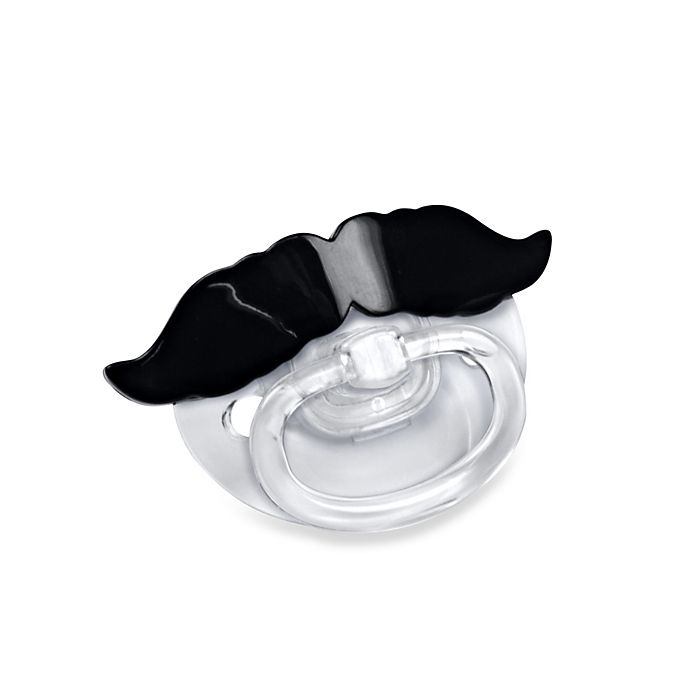 slide 1 of 1, Fred & Friends CHILL, BABY Mustache Pacifier, 1 ct