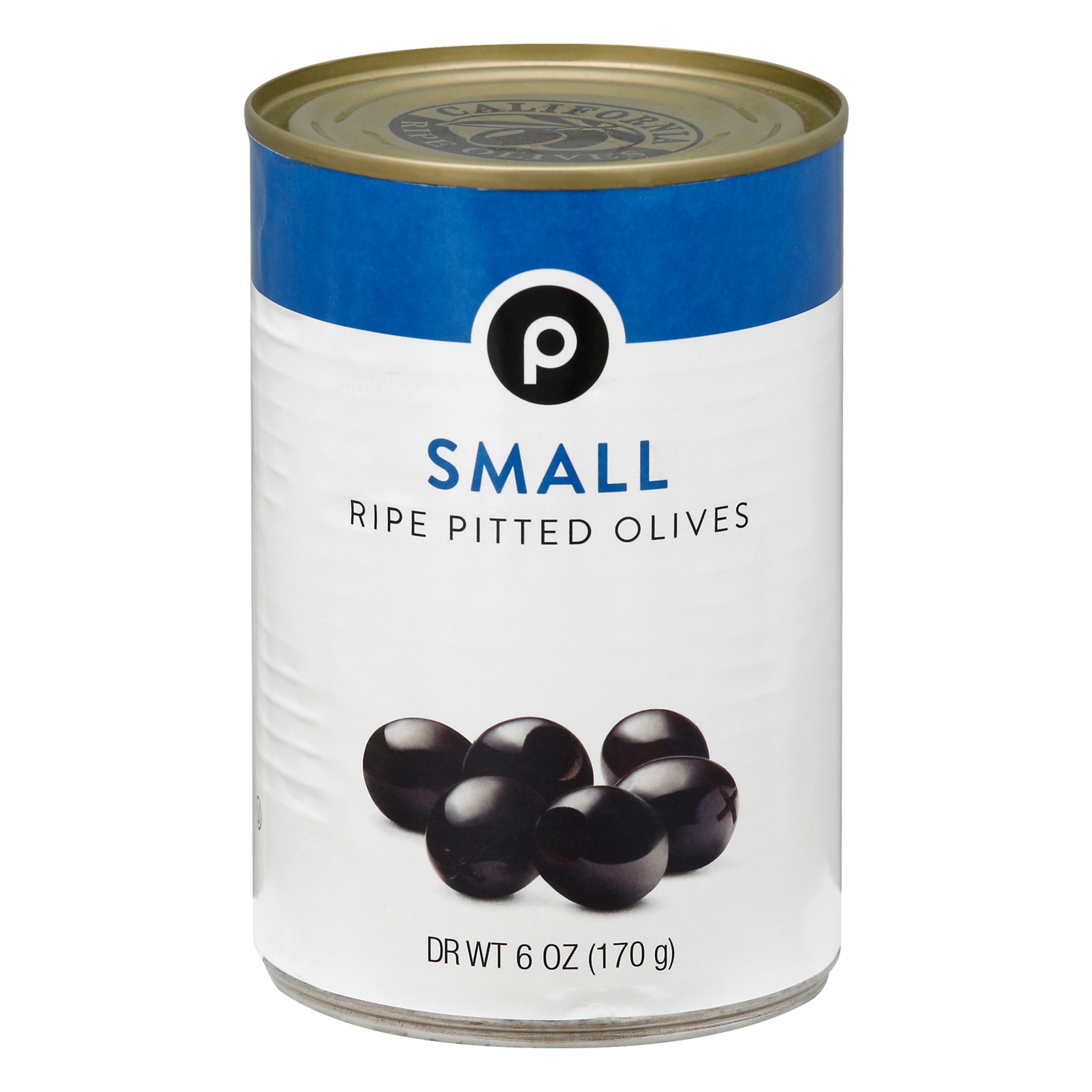 slide 1 of 1, Publix Small Ripe Pitted Olives, 6 oz