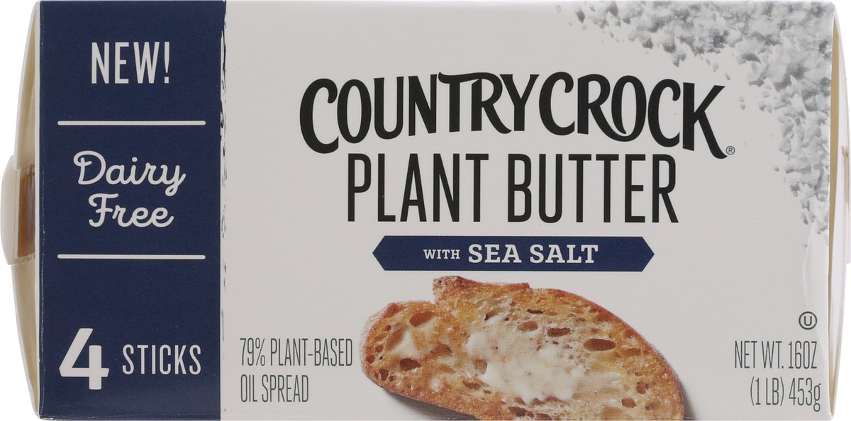 slide 4 of 13, Country Crock Plant Butter with Sea Salt, 4 Each, 1 lb