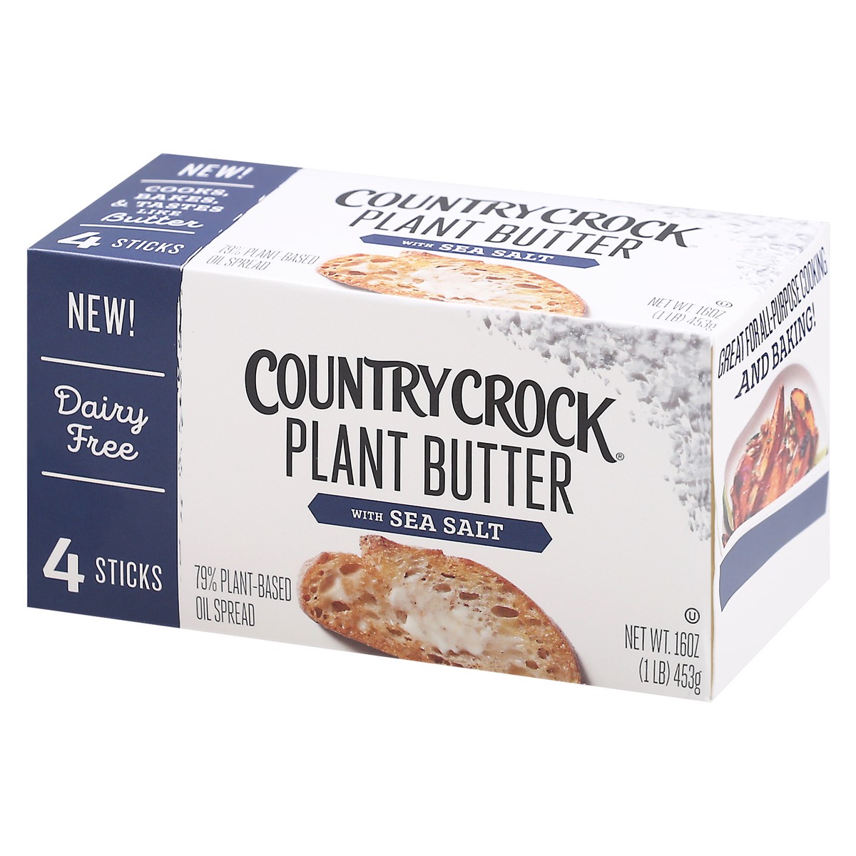 slide 3 of 13, Country Crock Plant Butter with Sea Salt, 4 Each, 1 lb