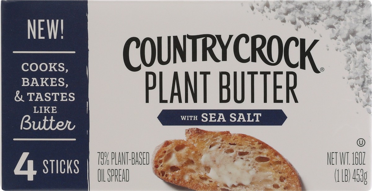 slide 6 of 13, Country Crock Plant Butter with Sea Salt, 4 Each, 1 lb