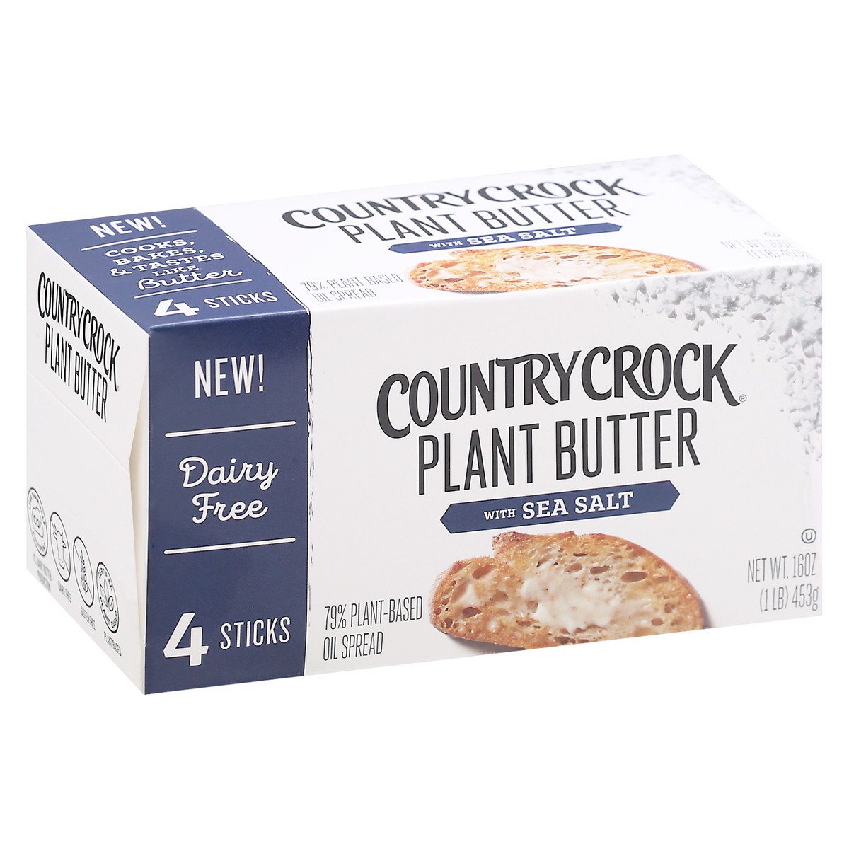 slide 11 of 13, Country Crock Plant Butter with Sea Salt, 4 Each, 1 lb
