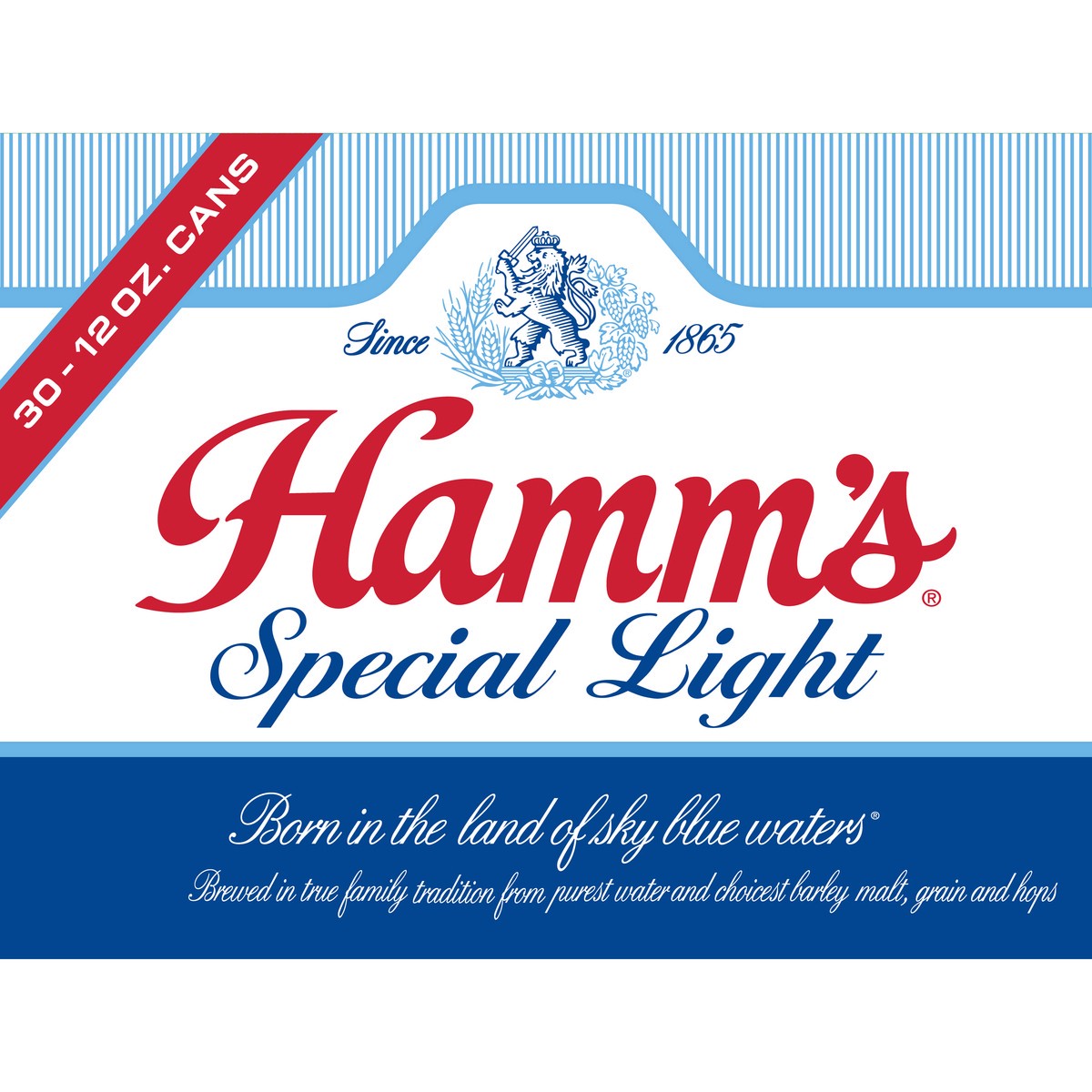 slide 4 of 8, Hamm's Beer, 30 ct; 12 fl oz