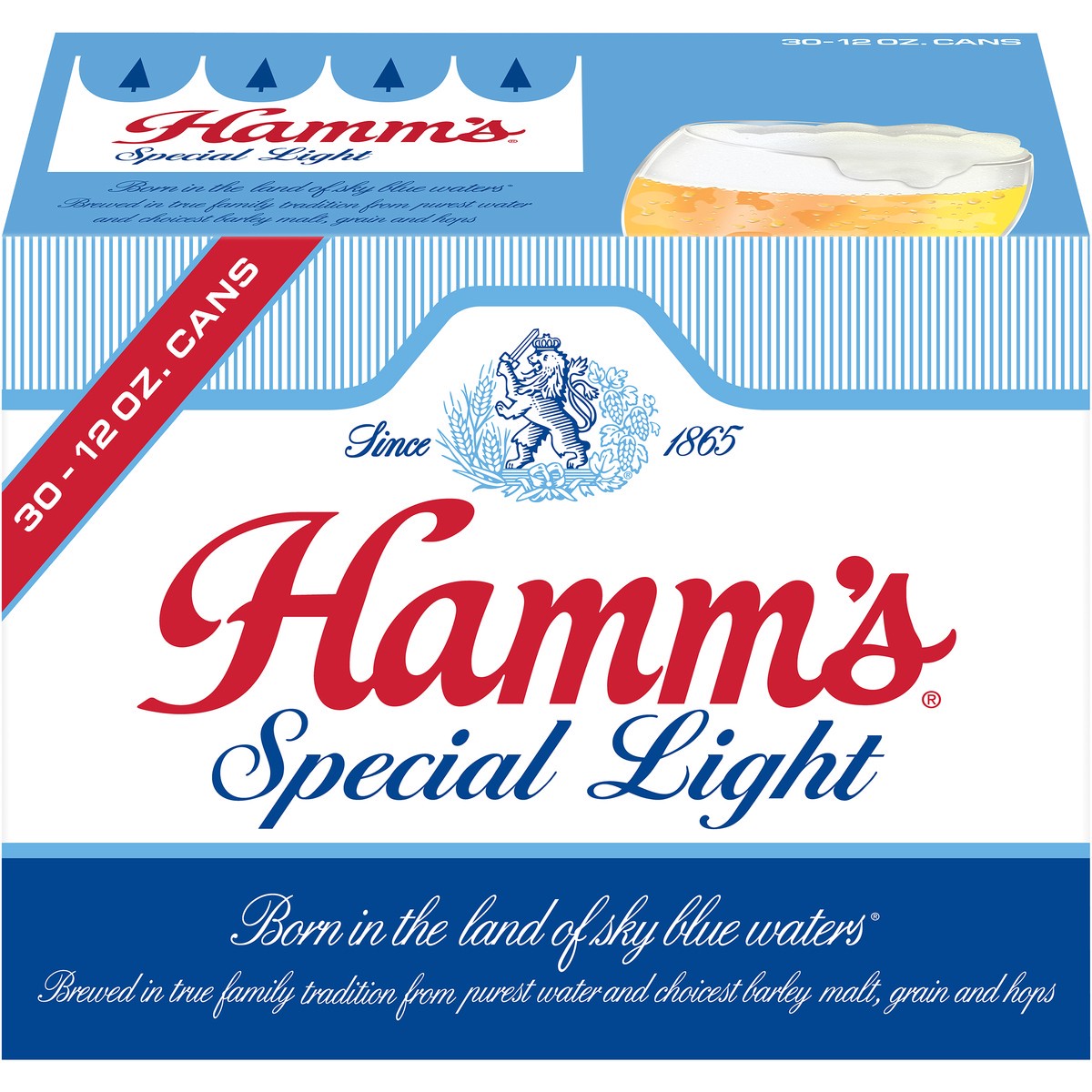slide 1 of 8, Hamm's Beer, 30 ct; 12 fl oz
