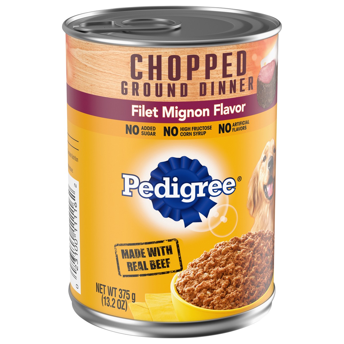 slide 2 of 9, Pedigree Chopped Ground Dinner Wet Dog Food with Beef Filet Mignon Flavor - 13.2oz, 13.2 oz