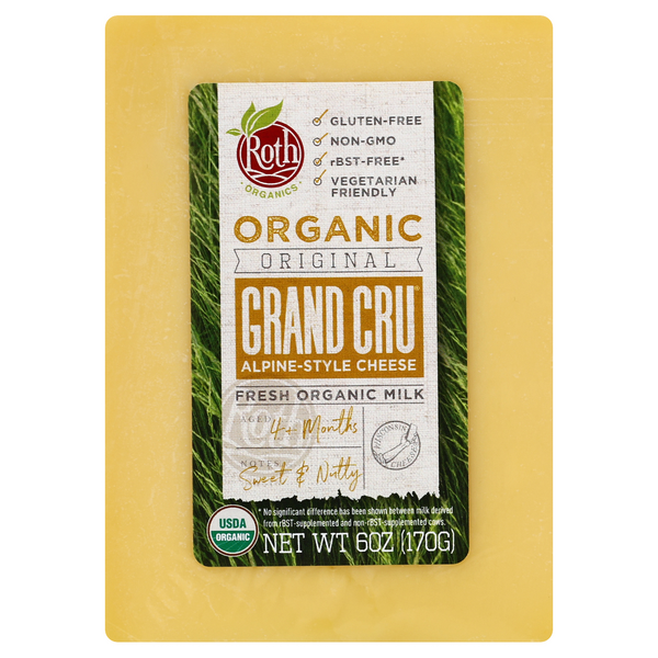 slide 1 of 1, Roth Cheese Cheese, Organic, Alpine-Style, Grand Cru, Original, 6 oz