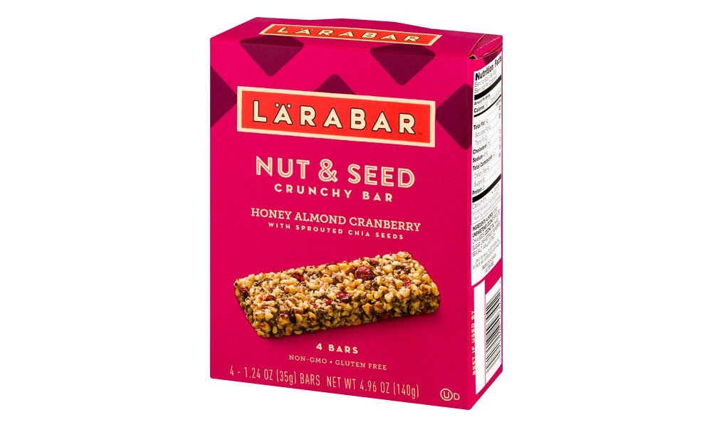 slide 2 of 3, LÄRABAR Honey Almond Cranberry Nut & Seed Crunchy Bar, 4.96 oz