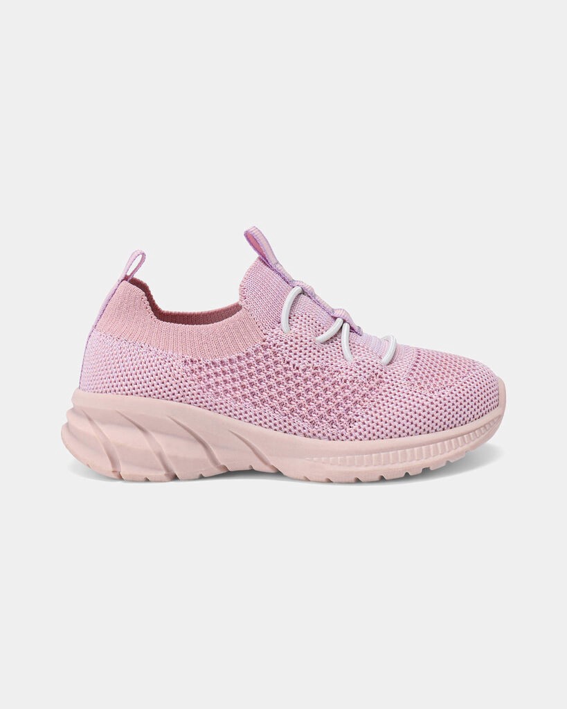 slide 4 of 4, Carter's Toddler Girl Pull-On Athletic Sneakers - Pink Pink 8, 1 ct