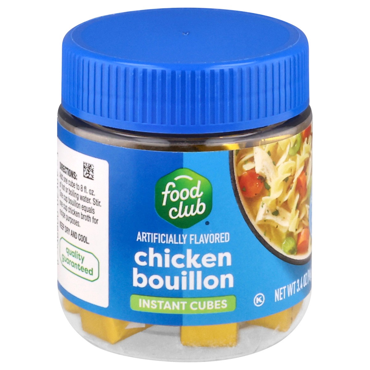 slide 4 of 4, Food Club Instant Cubes Chicken Bouillon 3.4 oz, 3.4 oz