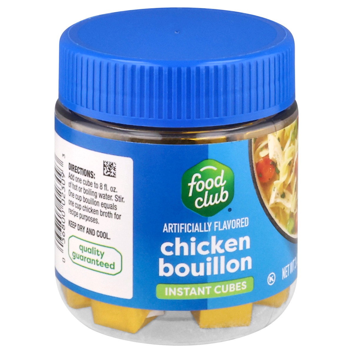 slide 2 of 4, Food Club Instant Cubes Chicken Bouillon 3.4 oz, 3.4 oz