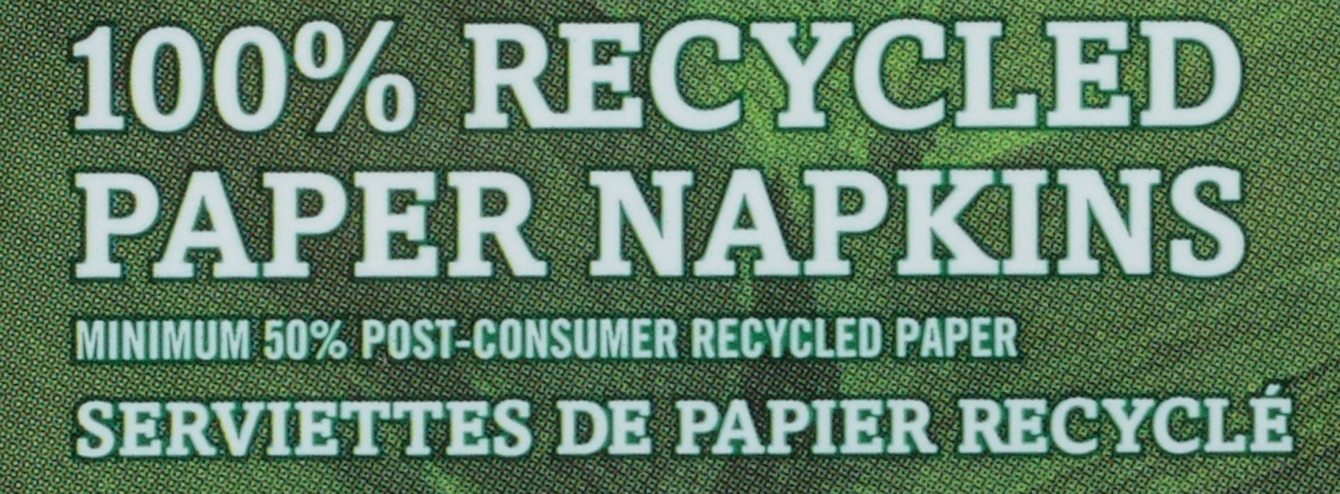 slide 7 of 7, Seventh Generation 100% Recycled 1-ply White Paper Napkins, 250 ct