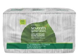 Seventh Generation 100% Recycled 1-ply White Paper Napkins