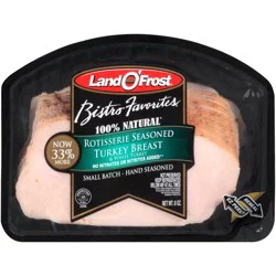 Land O' Frost Bistro Favorites Lunch Meat Rotisserie Seasoned Turkey Breast 8 oz