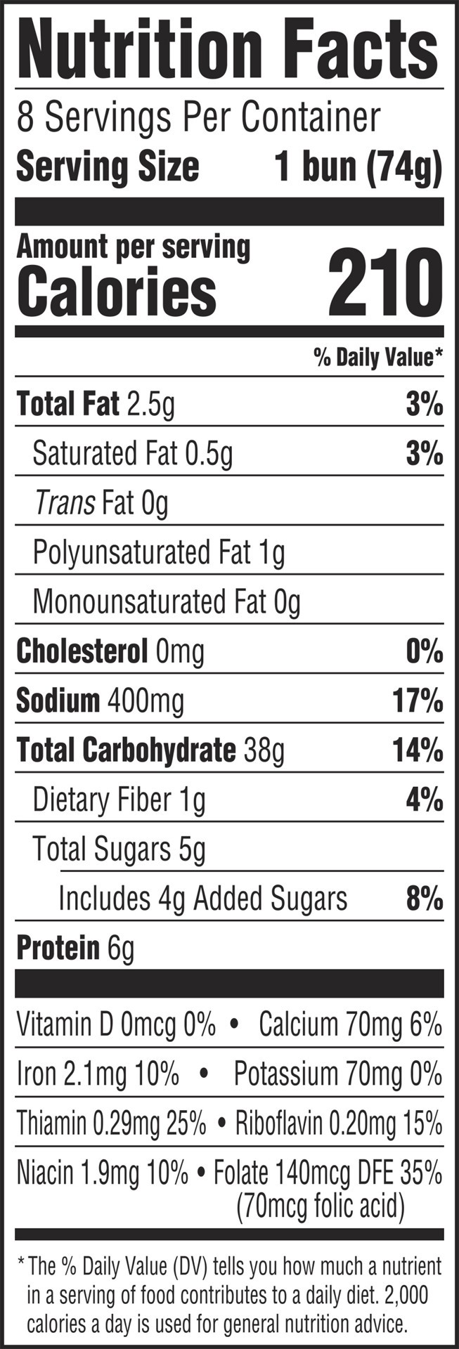 slide 5 of 5, Ball Park Tailgaters Sandwich Buns, 8 count, 21 oz, 8 ct