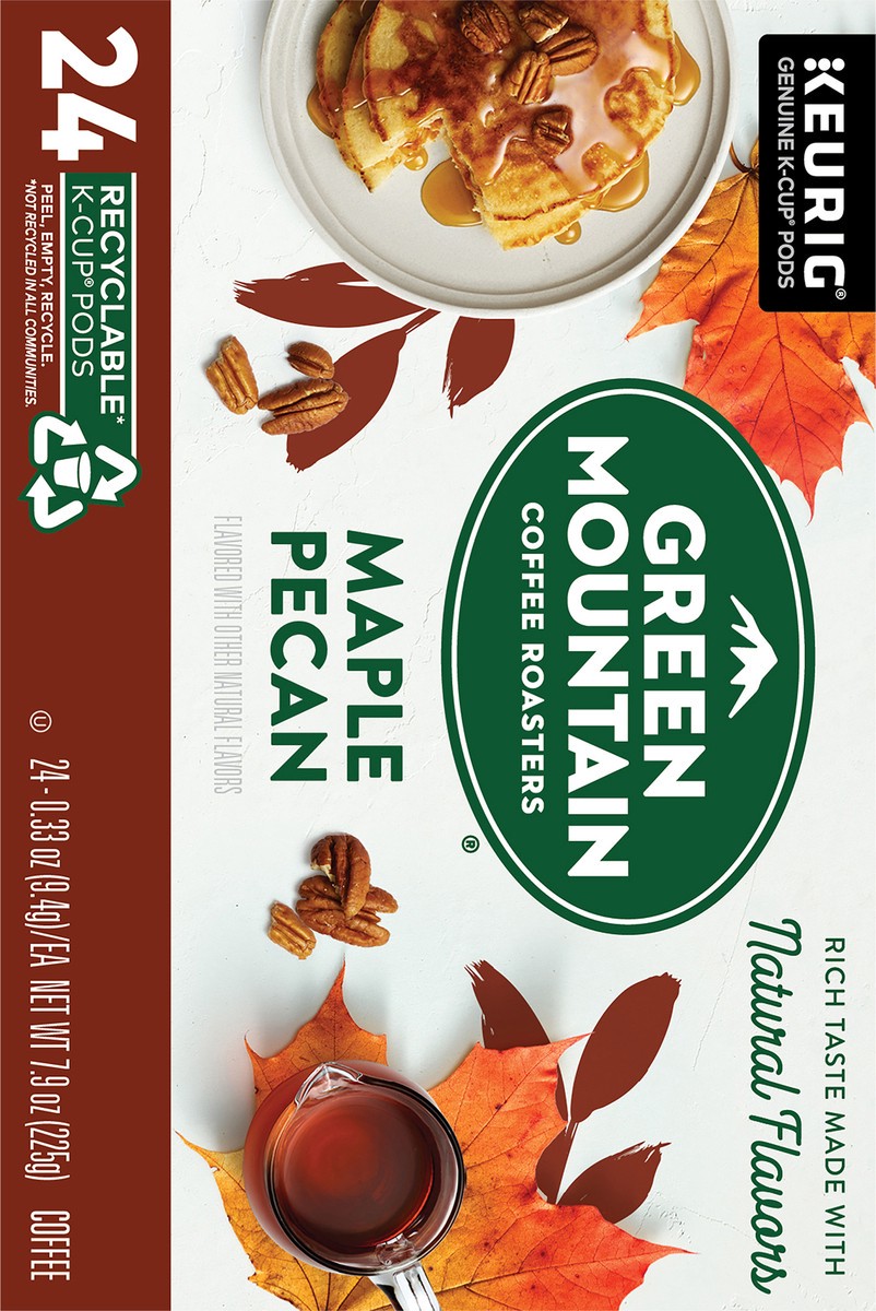 slide 6 of 7, Green Mountain Coffee Roasters Maple Pecan Coffee,Keurig K-Cup Pods, Light Roast- 24 ct, 24 ct