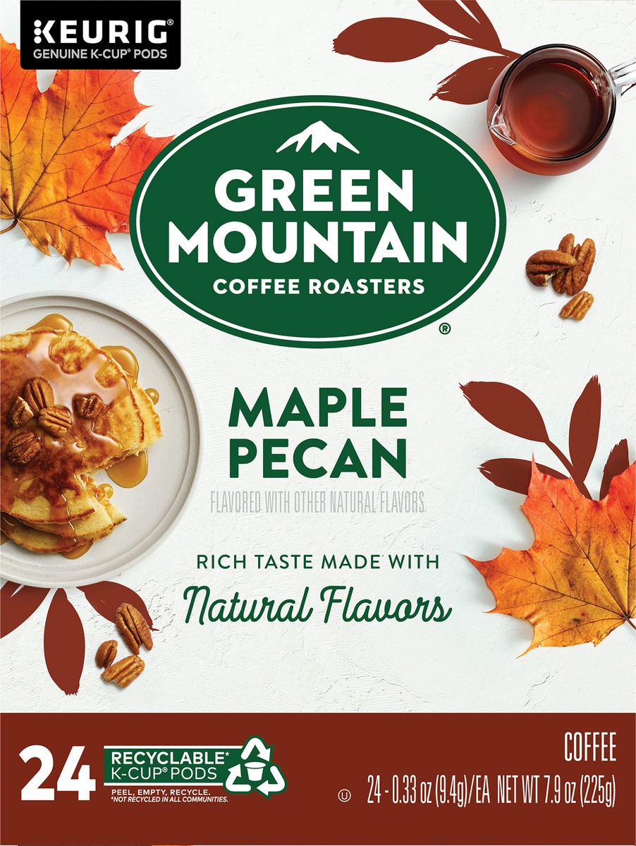 slide 4 of 7, Green Mountain Coffee Roasters Maple Pecan Coffee,Keurig K-Cup Pods, Light Roast- 24 ct, 24 ct