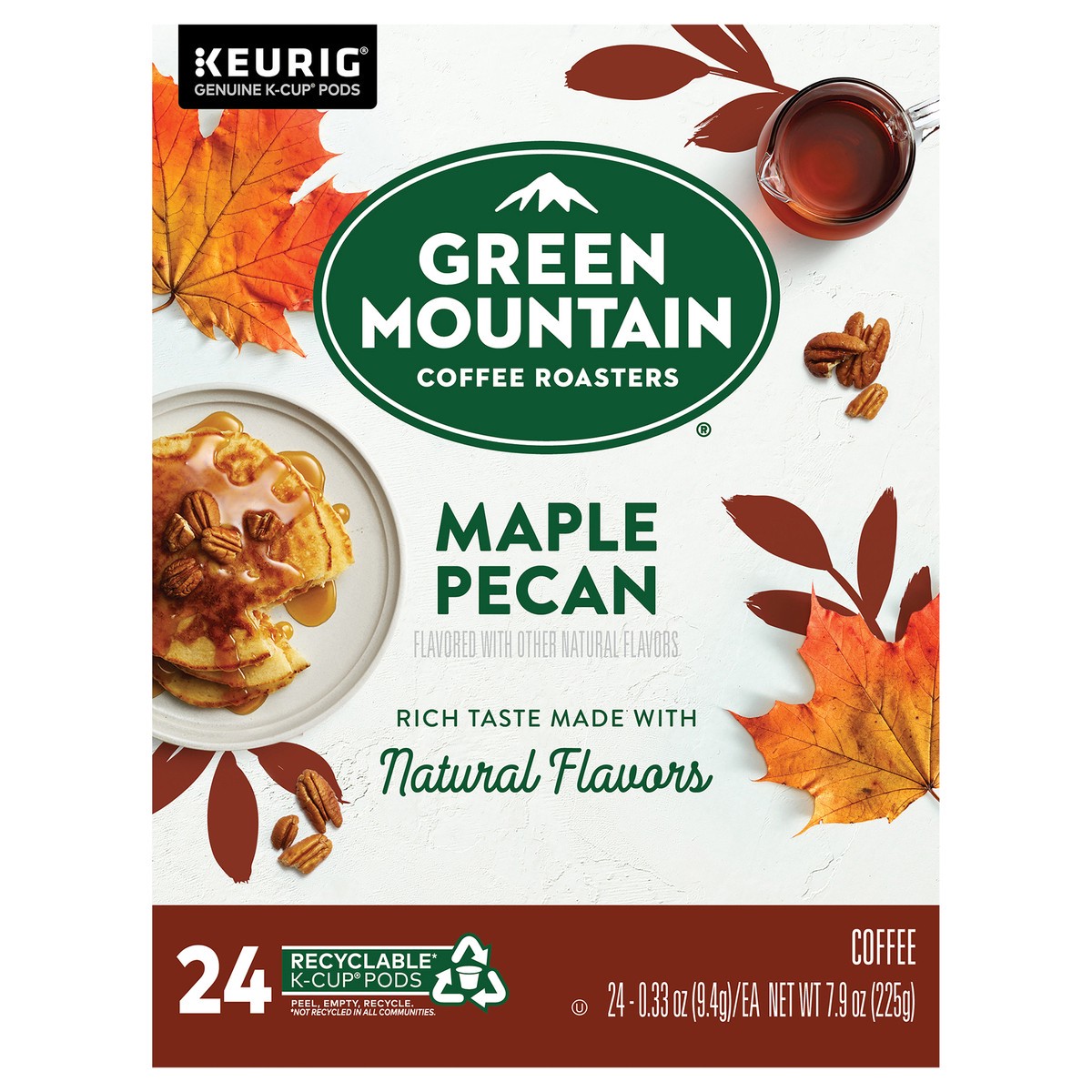 slide 1 of 7, Green Mountain Coffee Roasters Maple Pecan Coffee,Keurig K-Cup Pods, Light Roast- 24 ct, 24 ct