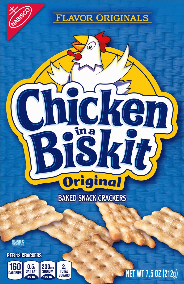 slide 6 of 9, Chicken In A Biskit Crackers - 7.5oz, 7.5 oz