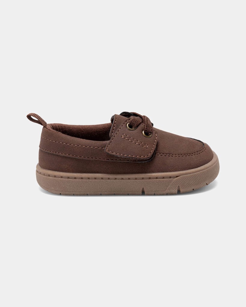 slide 4 of 6, Carter's Baby Boy Every Step® First Walker Casual Shoes - Brown Brown 3, 1 ct
