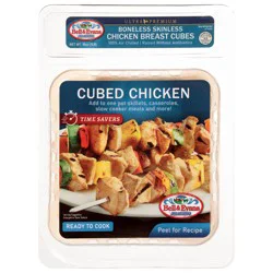Bell & Evans Ultra Premium Boneless Skinless Chicken Breast Cubes