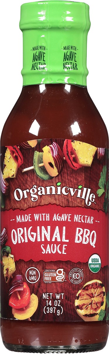 slide 4 of 7, Organicville Original BBQ Sauce 14 oz, 14 oz