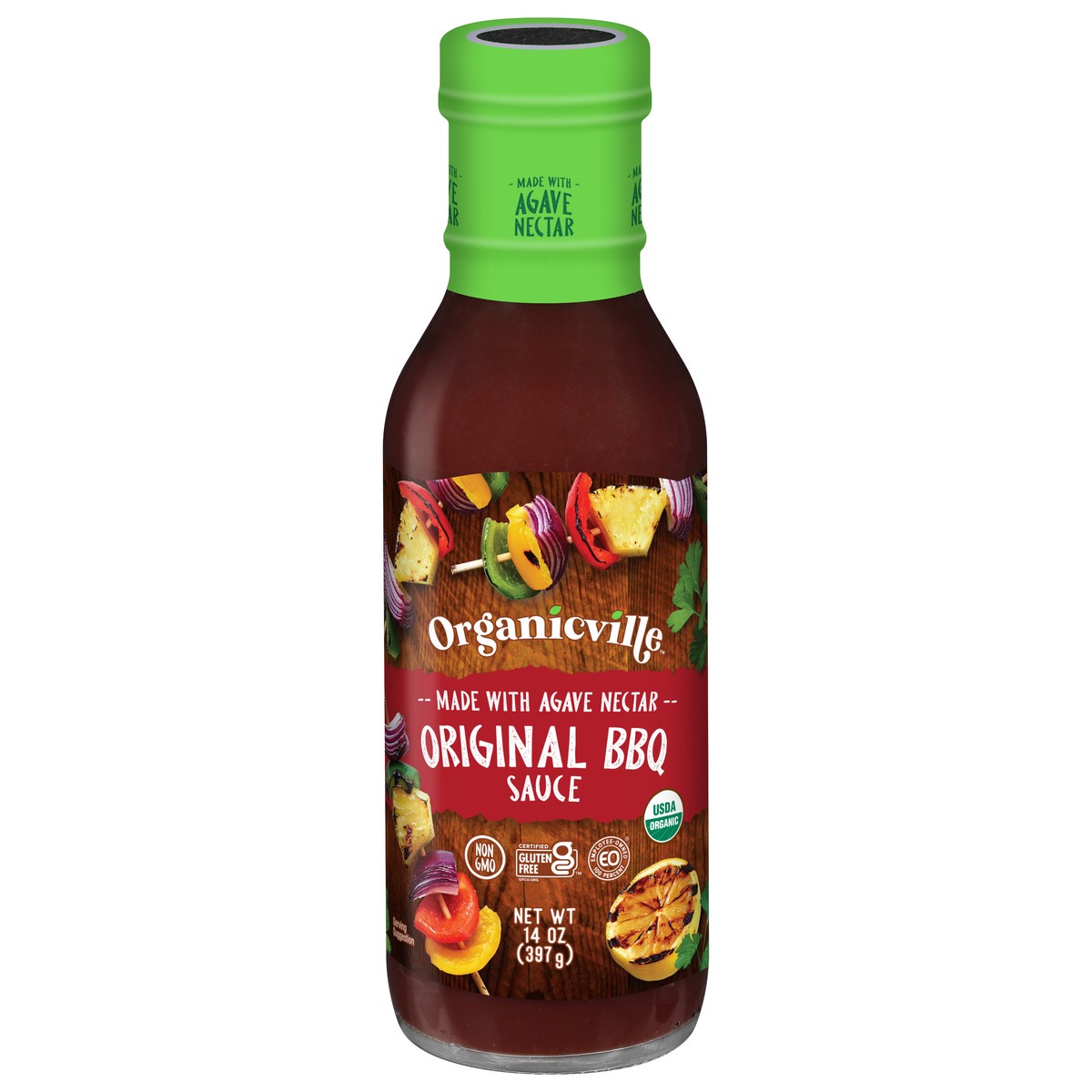 slide 1 of 7, Organicville Original BBQ Sauce 14 oz, 14 oz