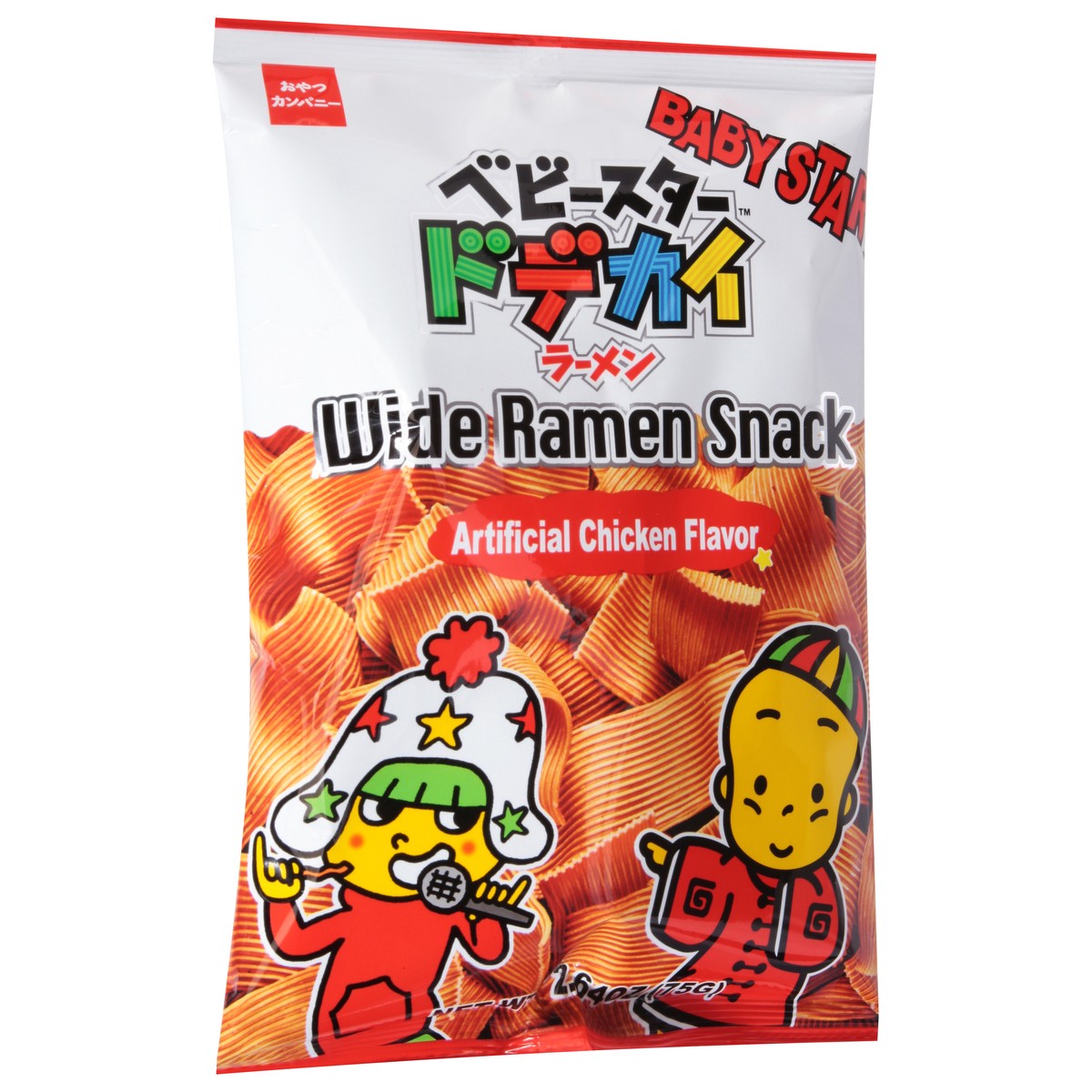 slide 2 of 14, Baby Star Artificial Chicken Flavor Wide Ramen Snack 2.64 oz, 2.64 oz