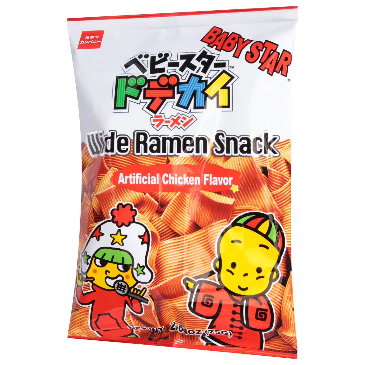 slide 9 of 14, Baby Star Artificial Chicken Flavor Wide Ramen Snack 2.64 oz, 2.64 oz