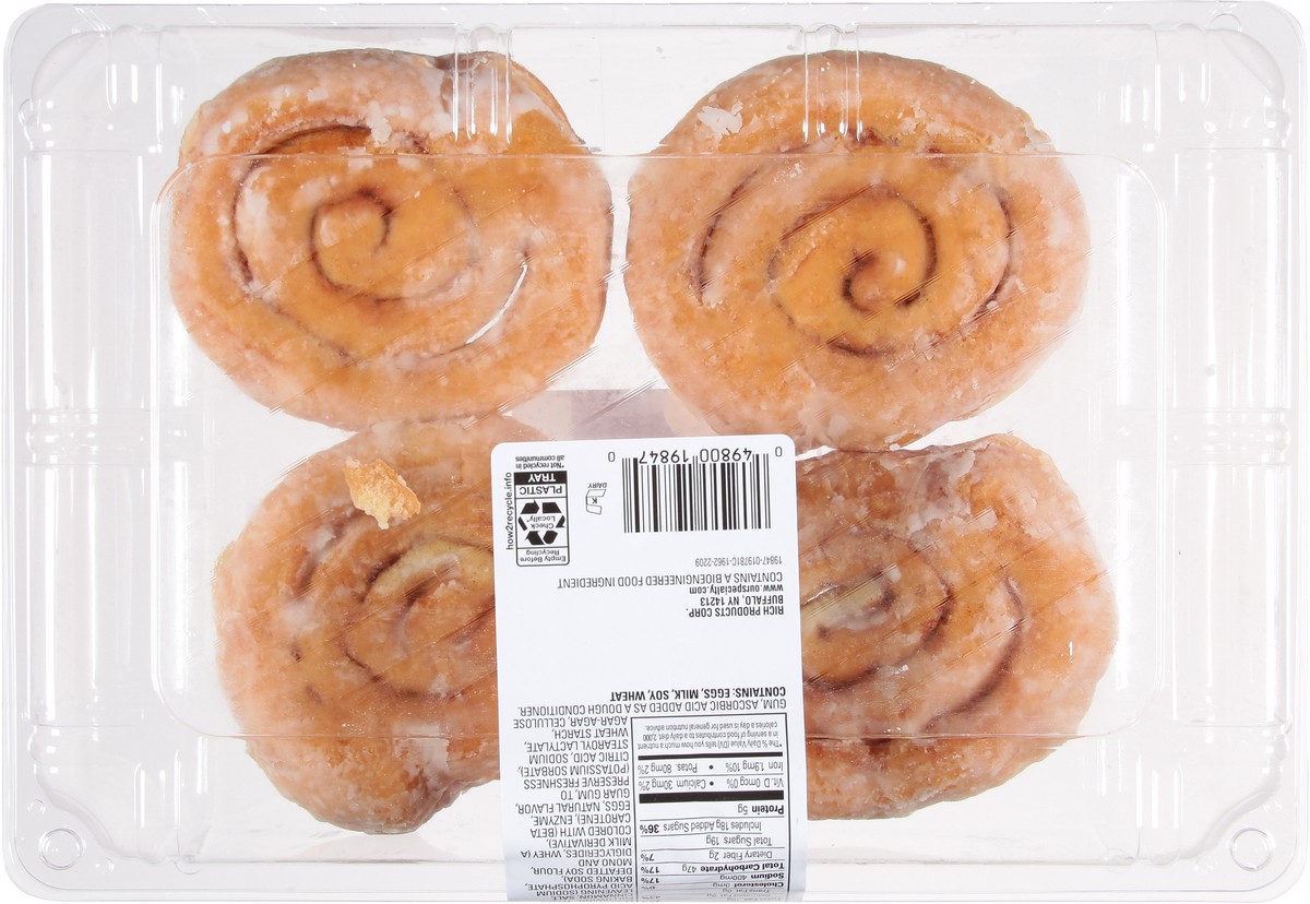 slide 5 of 9, Our Specialty Treat Shop Cinnamon Roll Donuts 14 oz, 14 oz