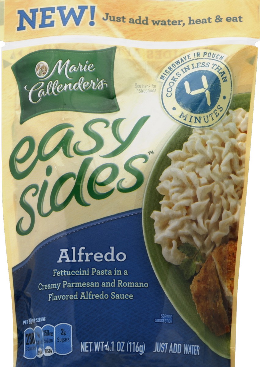 slide 2 of 2, Marie Callender's Easy Sides Alfredo, 4.1 oz