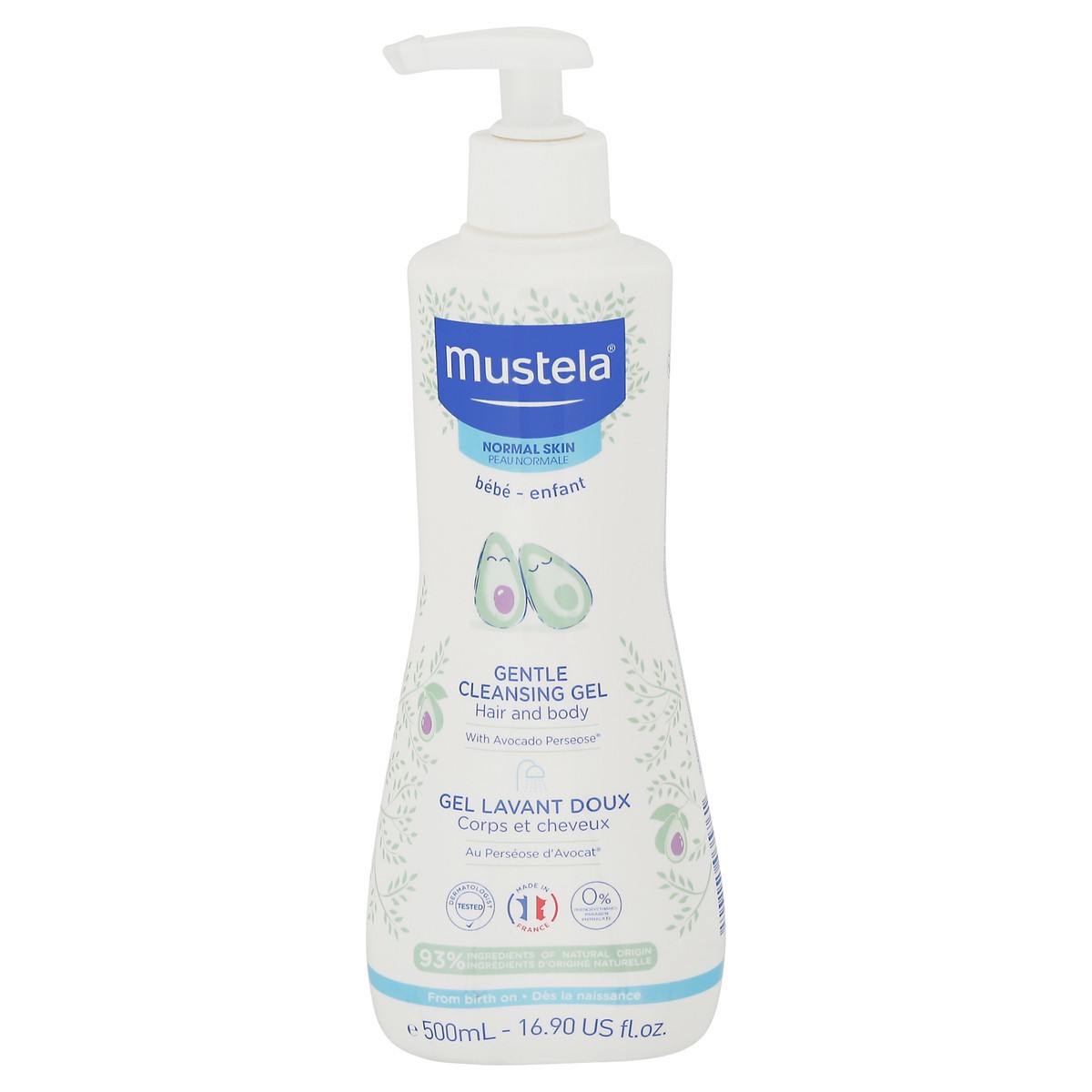 slide 8 of 12, Mustela Gentle Cleansing Gel, 500Ml, 500 ml