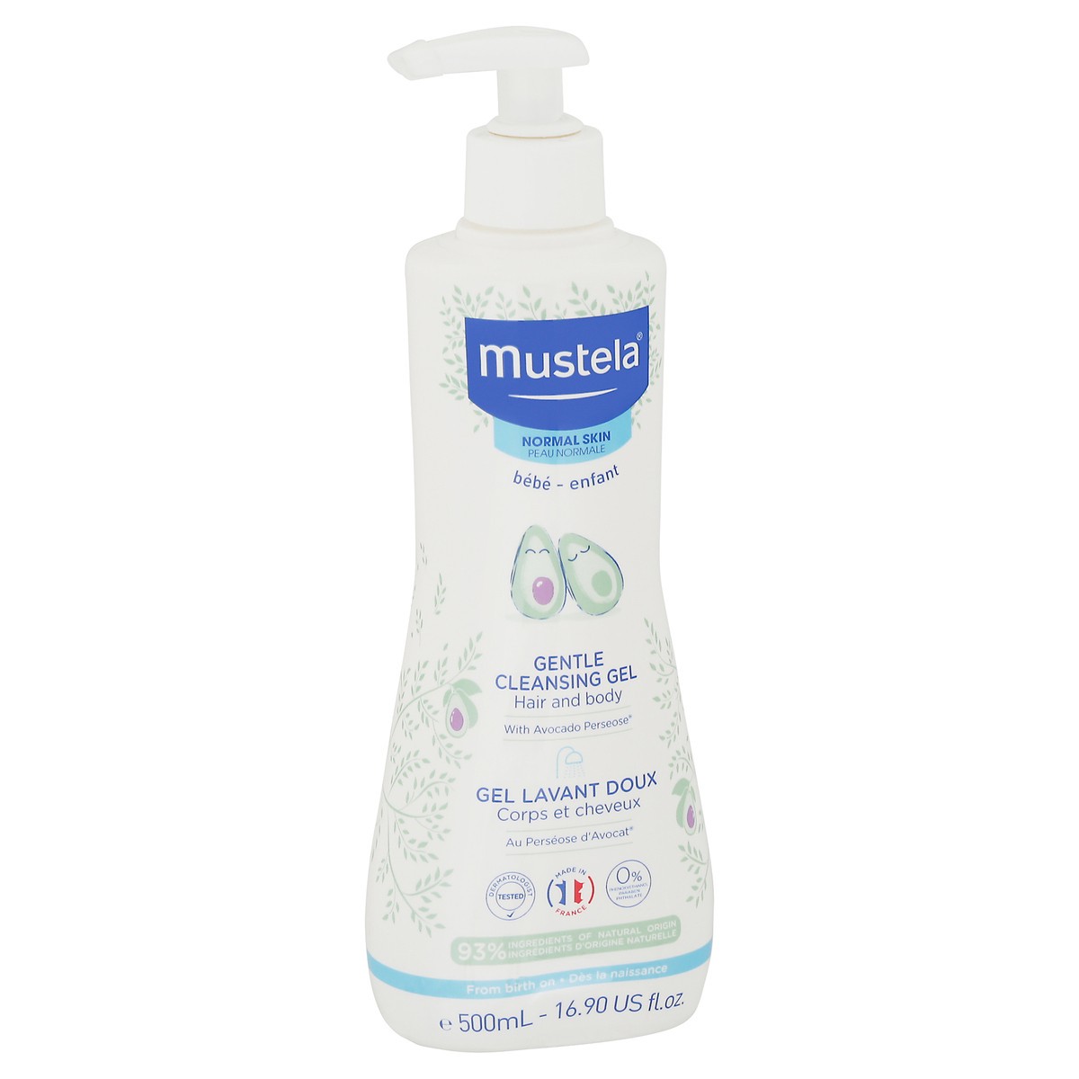 slide 6 of 12, Mustela Gentle Cleansing Gel, 500Ml, 500 ml