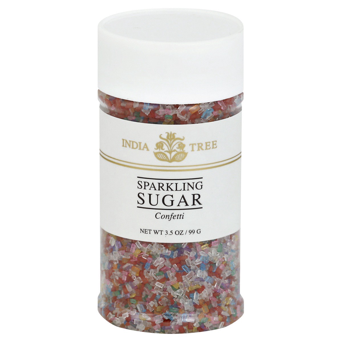 slide 1 of 2, India Tree Ia Tree Sparkling Confetti Sugar - 3.5 Oz, 3.5 oz