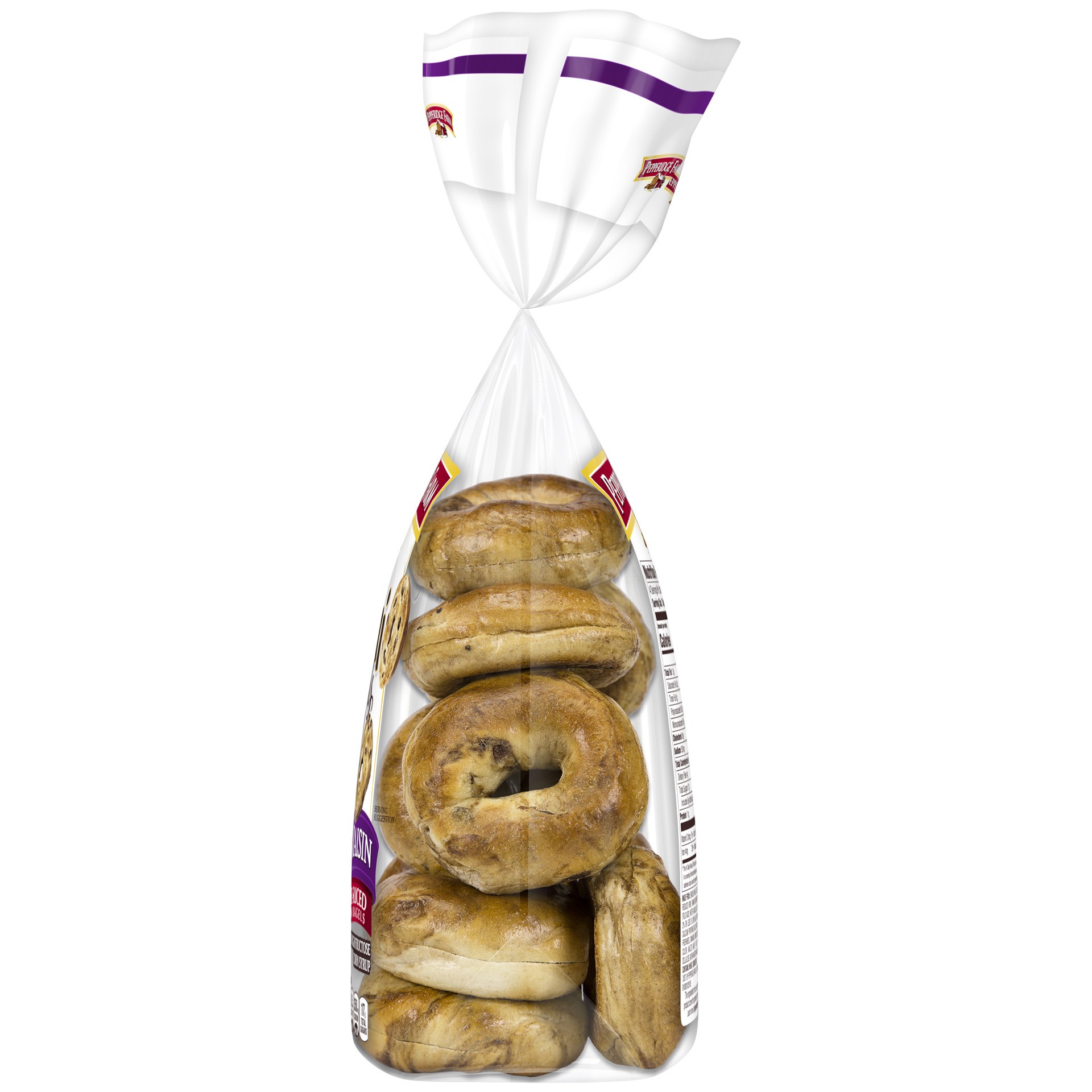 slide 2 of 5, Pepperidge Farm Mini Cinnamon Raisin Bagels, 12-pack, 17 oz. Bag, 17 oz