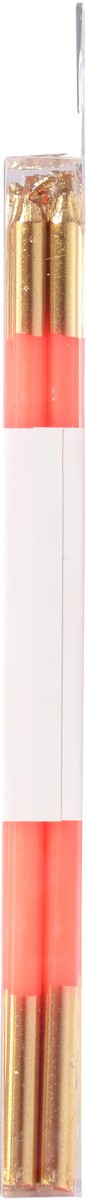 slide 2 of 11, Caspari Slims Orange/Gold Birthday Candles 16 ea, 1 ct