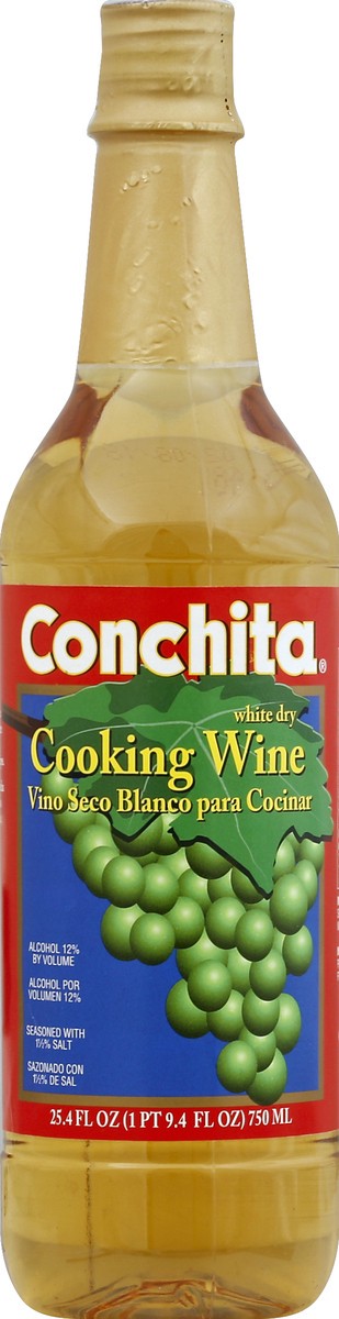 slide 1 of 1, Conchita White Dry Cooking White 12% Alcohol 25.4Oz, 25.4 oz