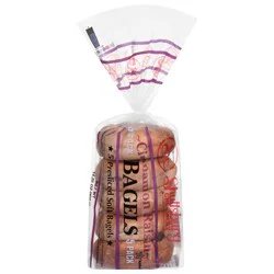 Shullsburg Creamery Presliced Cinnamon Raisin Bagels - 5 Each