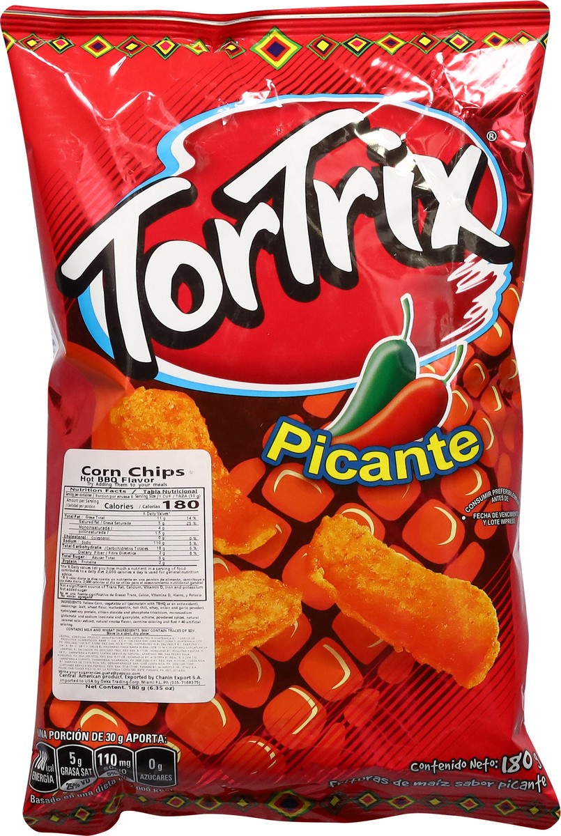 slide 9 of 13, Tortrix Hot BBQ Flavor Corn Chips 6.35 oz, 6.35 oz