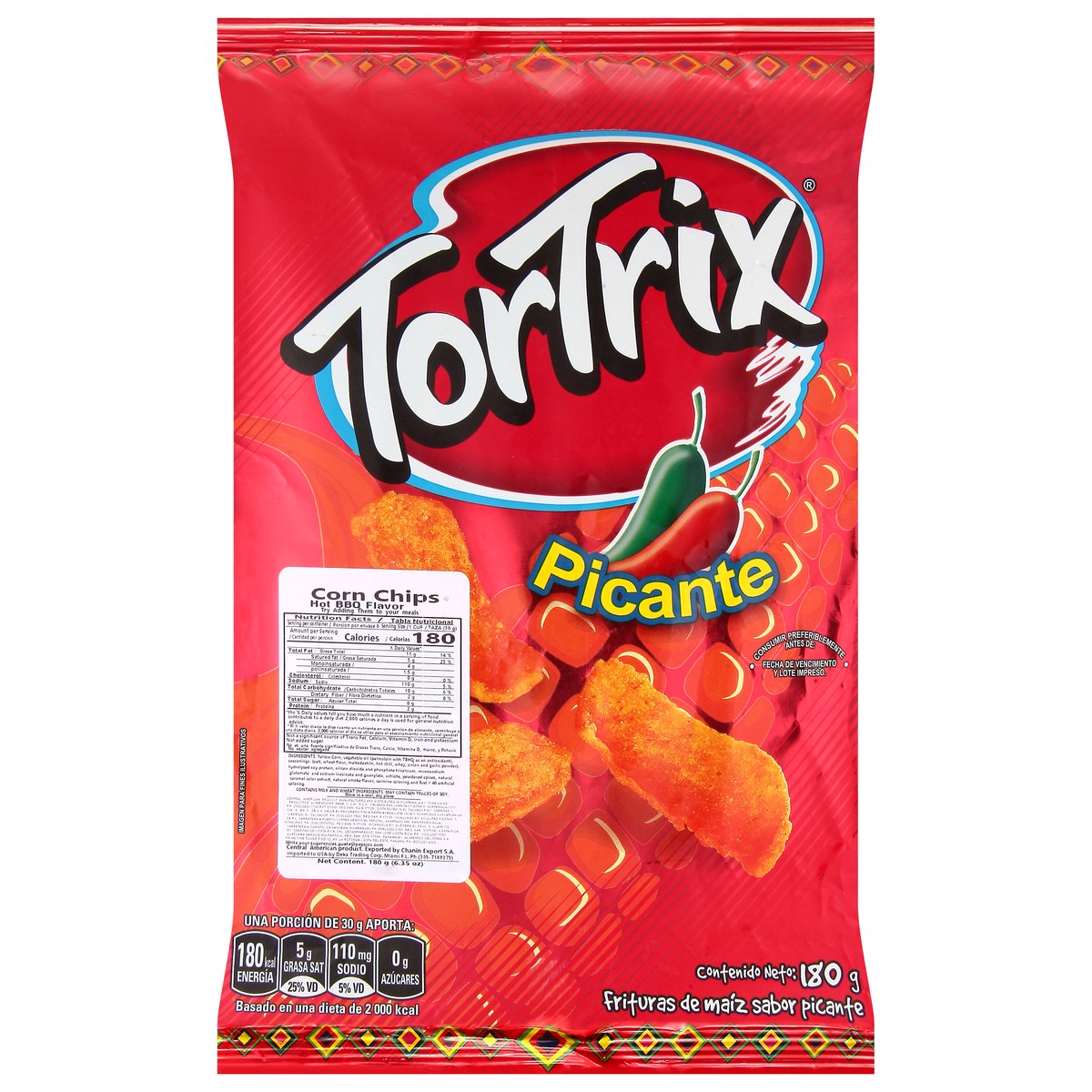 slide 6 of 13, Tortrix Hot BBQ Flavor Corn Chips 6.35 oz, 6.35 oz